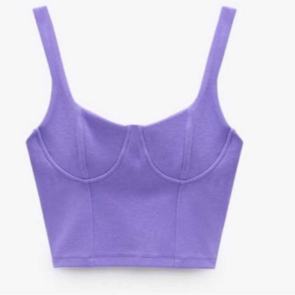 AMAZING PURPLE ZARA CORSET TANK